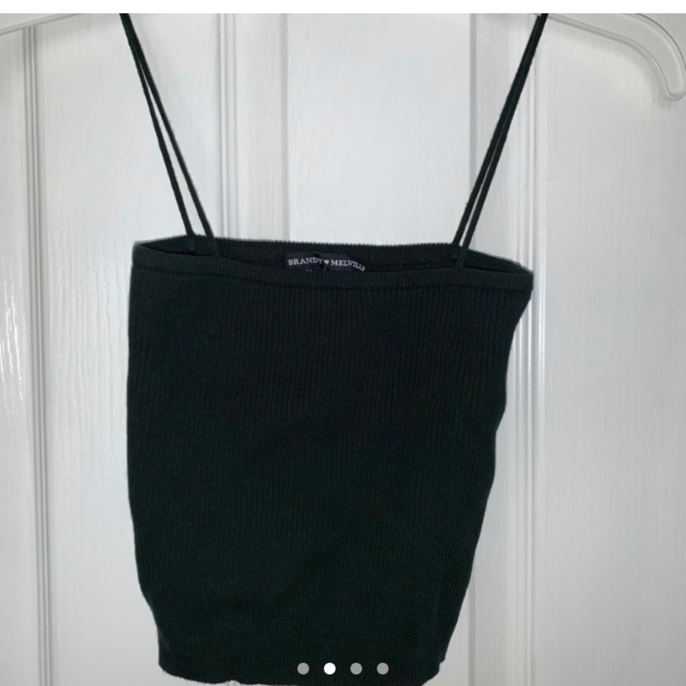 BRANDY MELVILLE Black Crop Top